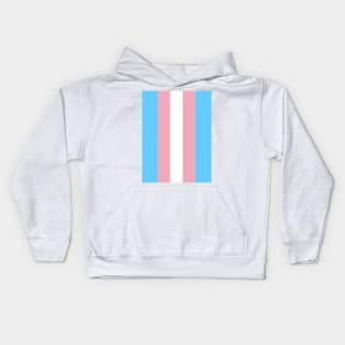 Proud Trans Transexual Pride Flag (Proud LGBTQ+ Community Pride Flag) Kids Hoodie